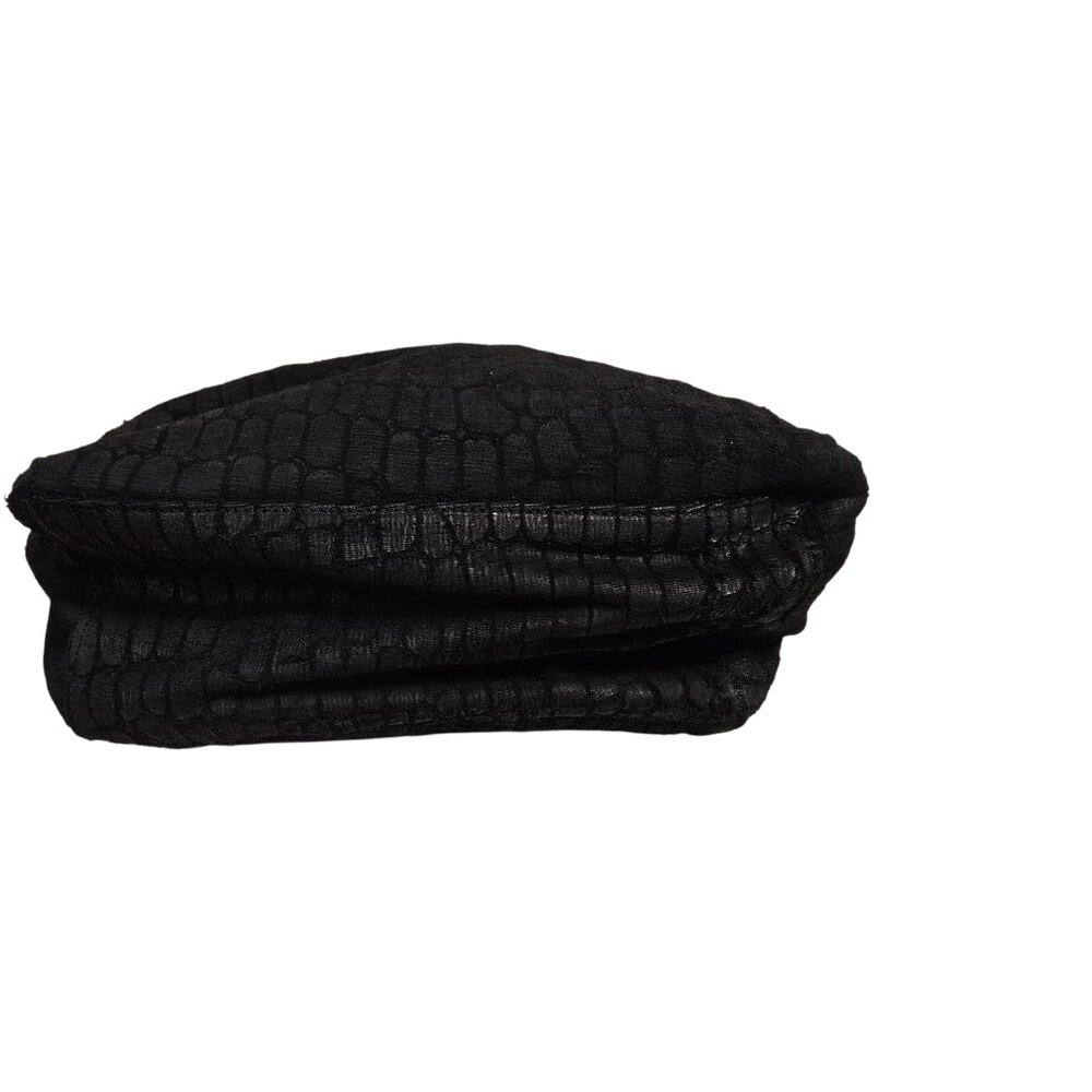 Liebeskind Berlin Women's Black Distressed Fabric & Leather XLiselotte Handbag - Picture 7 of 8